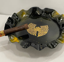 Load image into Gallery viewer, Wu-Tang Ashtray | Rolling Tray | Decor |Wall Art | Custom Painted and Repurposed from a Vinyl Record