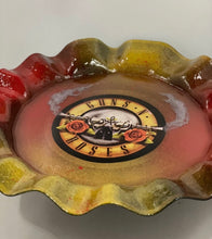 Load image into Gallery viewer, Guns N’ Roses Ashtray | Rolling Tray | Handmade Home Decor | Wall Art