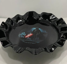Load image into Gallery viewer, Darth Vader Ashtray | Rolling Tray | Handmade Home Decor | Candy Tray |  Repurposed Vinyl Record | Star Wars