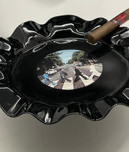 Load image into Gallery viewer, Beatles - Abbey Road Ashtray | Rolling Tray | Handmade Home Decor  | Custom Painted Repurposed Vinyl Record | Ice Cube and Smokey