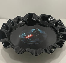 Load image into Gallery viewer, Darth Vader Ashtray | Rolling Tray | Handmade Home Decor | Candy Tray |  Repurposed Vinyl Record | Star Wars