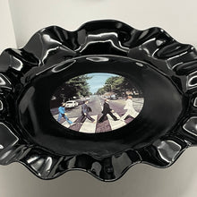 Load image into Gallery viewer, Beatles - Abbey Road Ashtray | Rolling Tray | Handmade Home Decor  | Custom Painted Repurposed Vinyl Record | Ice Cube and Smokey