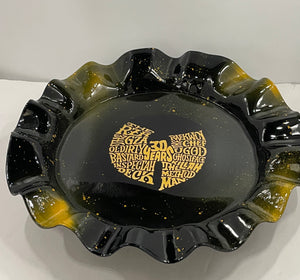 Wu-Tang Ashtray | Rolling Tray | Decor |Wall Art | Custom Painted and Repurposed from a Vinyl Record